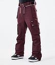 Dope Iconic 21 Lumilautailuhousut Miehet Burgundy