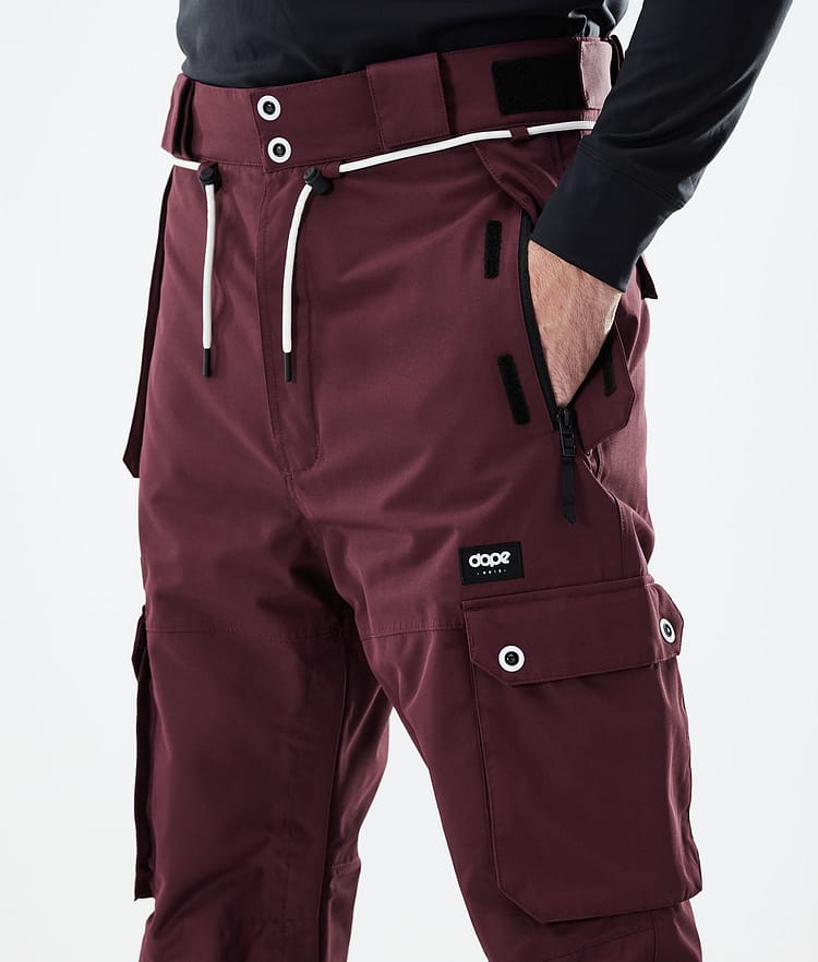 Dope Iconic 21 Lasketteluhousut Miehet Burgundy, Image 4 of 6