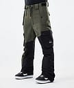 Dope Adept 21 Lumilautailuhousut Miehet Olive Green/Black