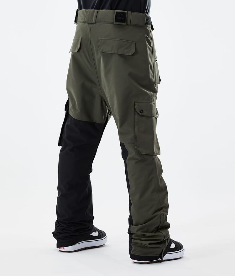 Dope Adept 21 Lumilautailuhousut Miehet Olive Green/Black, Image 3 of 6