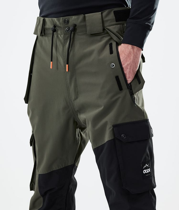 Dope Adept 21 Lumilautailuhousut Miehet Olive Green/Black, Image 4 of 6