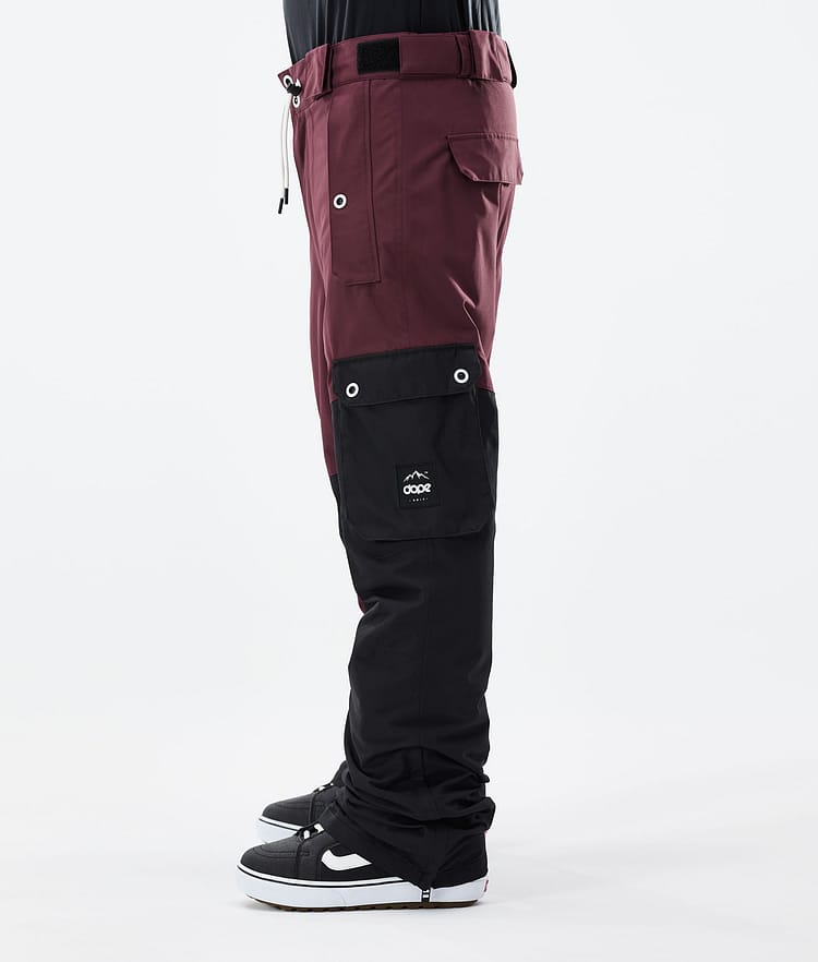 Dope Adept 21 Lumilautailuhousut Miehet Burgundy/Black, Image 2 of 6