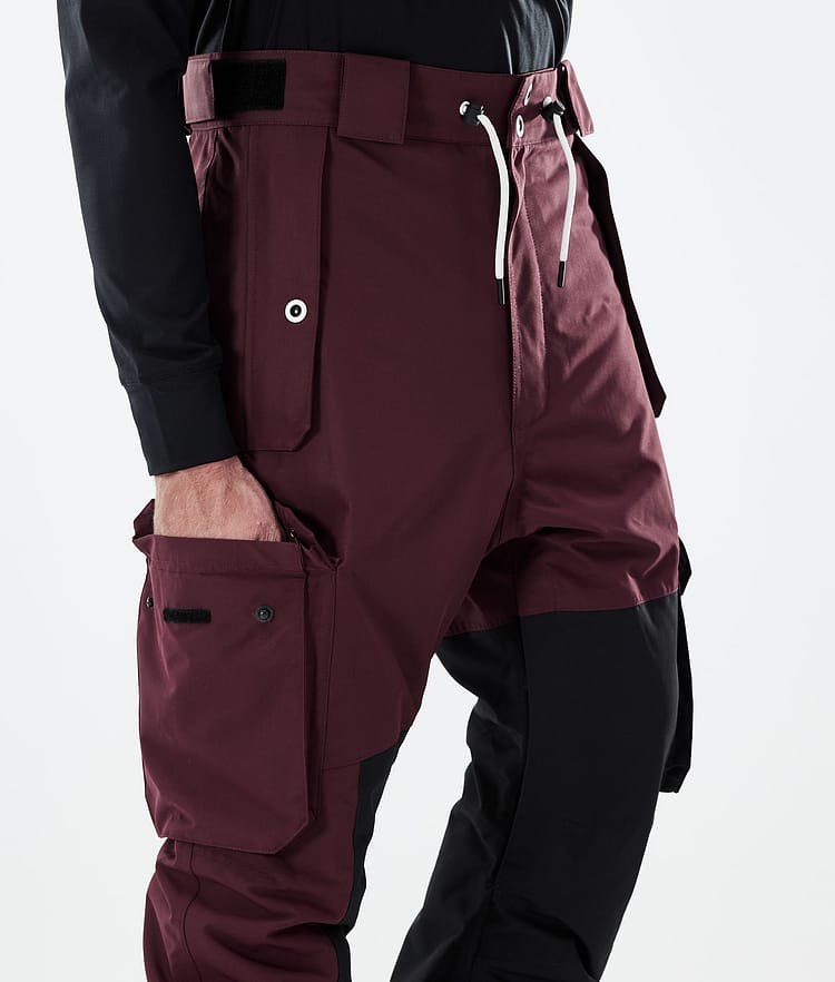 Dope Adept 21 Lumilautailuhousut Miehet Burgundy/Black, Image 5 of 6