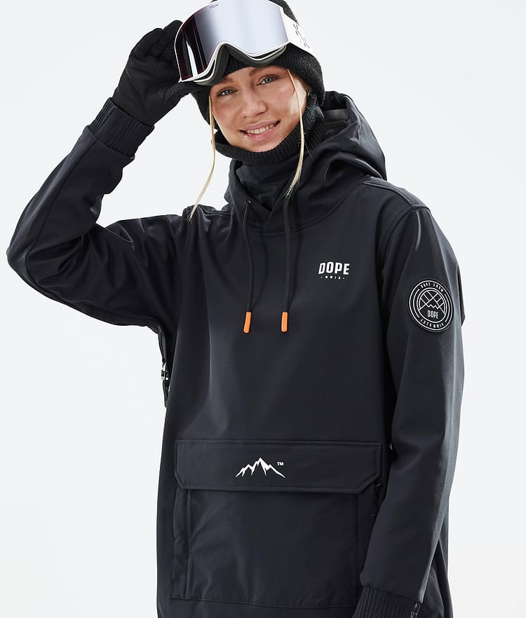 Dope Wylie W Lumilautailutakki Naiset Capital Black, Image 2 of 9
