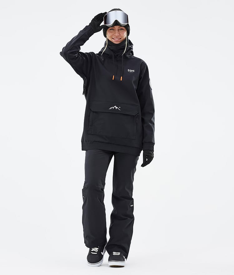 Dope Wylie W Lumilautailutakki Naiset Capital Black, Image 3 of 9