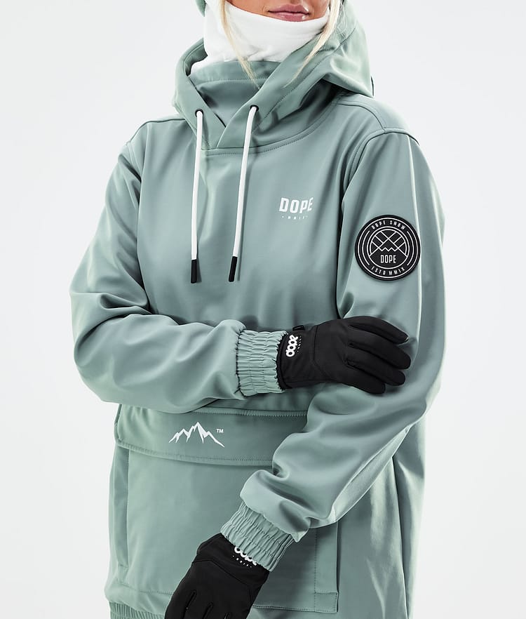 Dope Wylie W Lumilautailutakki Naiset Capital Faded Green, Image 2 of 10
