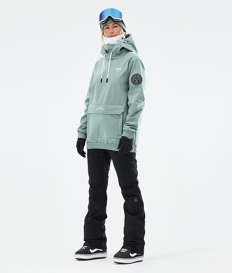 Dope Wylie W Lumilautailutakki Naiset Capital Faded Green, Image 4 of 10