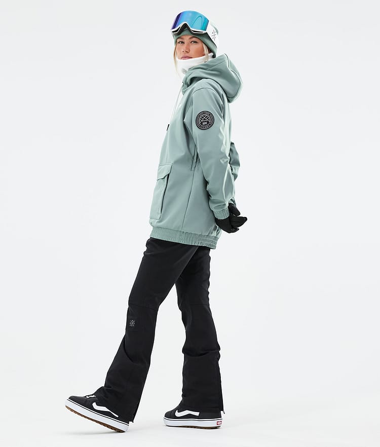 Dope Wylie W Lumilautailutakki Naiset Capital Faded Green, Image 5 of 10