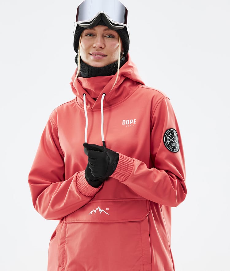 Dope Wylie W Laskettelutakki Naiset Capital Coral, Image 2 of 9