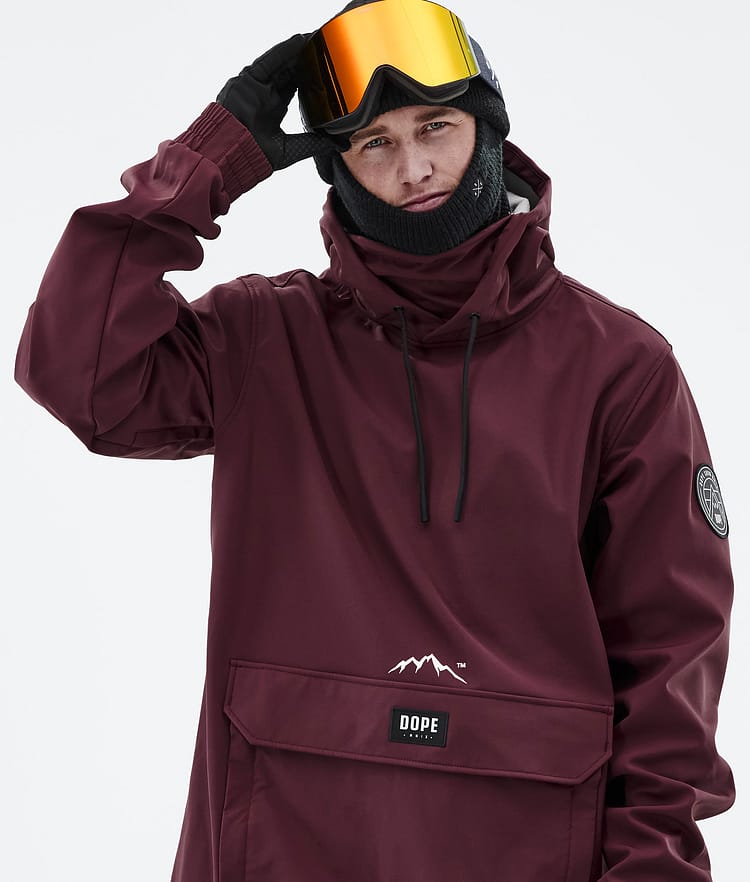 Dope Wylie Lumilautailutakki Miehet Patch Burgundy, Image 2 of 10