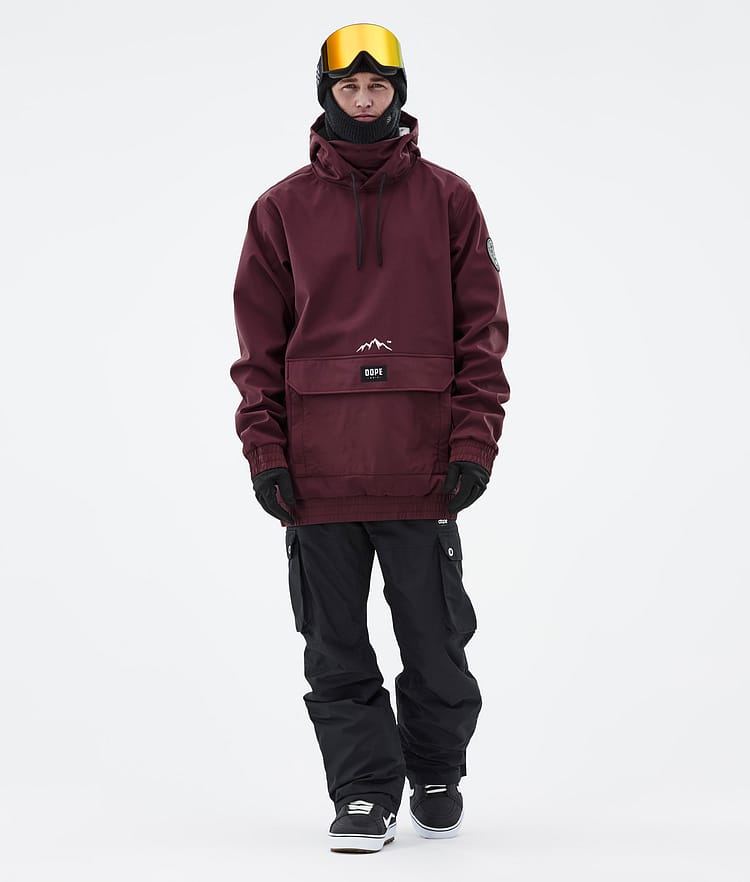 Dope Wylie Lumilautailutakki Miehet Patch Burgundy, Image 3 of 10