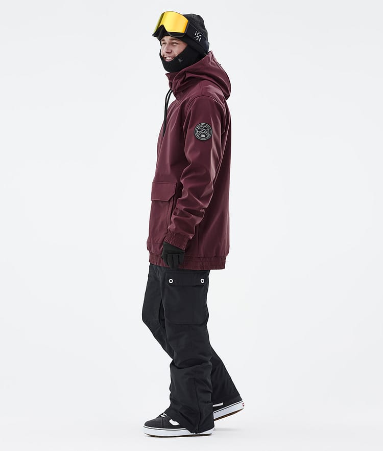 Dope Wylie Lumilautailutakki Miehet Patch Burgundy, Image 5 of 10