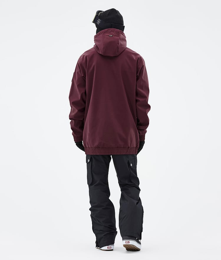 Dope Wylie Lumilautailutakki Miehet Patch Burgundy, Image 6 of 10