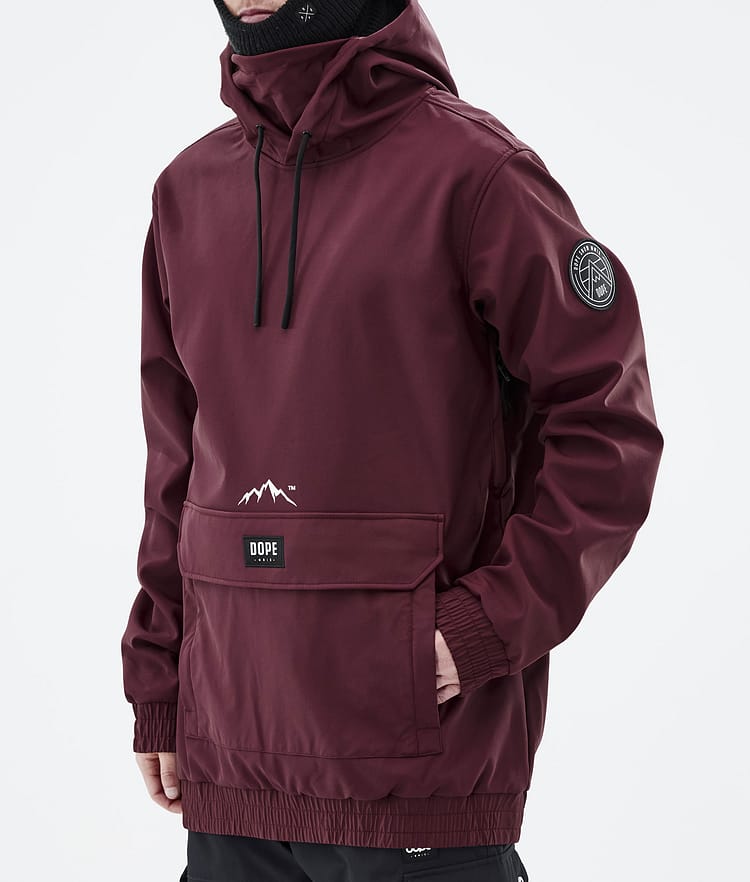 Dope Wylie Lumilautailutakki Miehet Patch Burgundy, Image 9 of 10