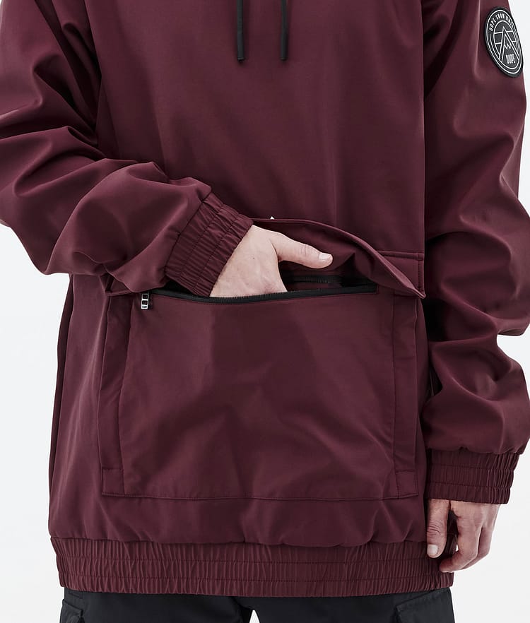 Dope Wylie Lumilautailutakki Miehet Patch Burgundy, Image 10 of 10