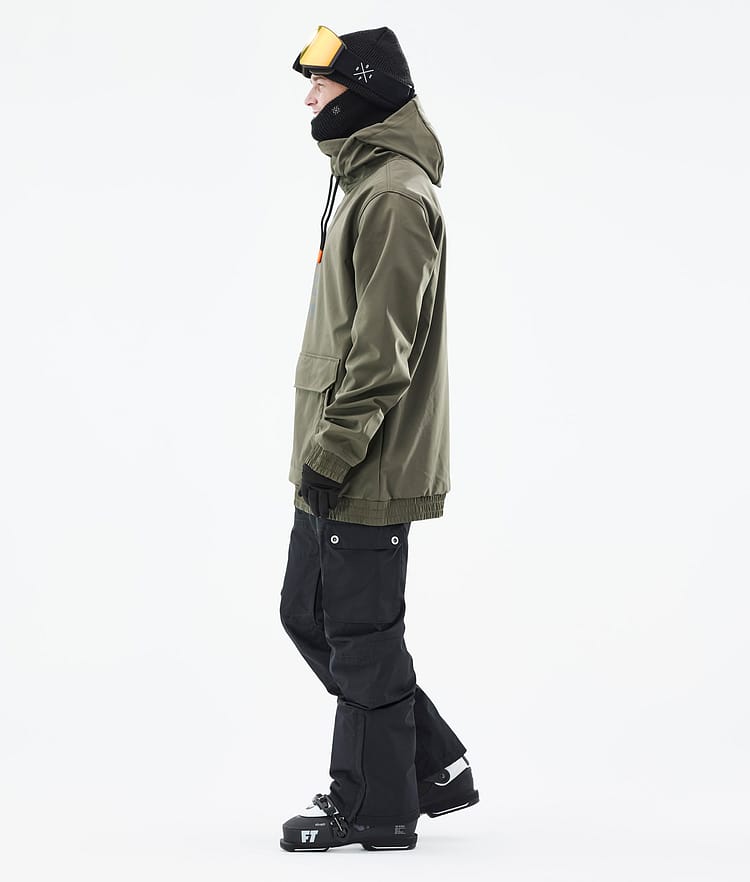 Dope Wylie Laskettelutakki Miehet OG Olive Green, Image 4 of 9