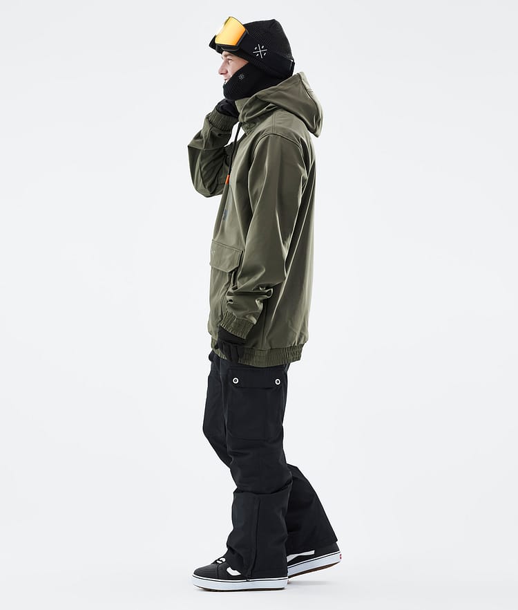 Dope Wylie Lumilautailutakki Miehet OG Olive Green, Image 4 of 9