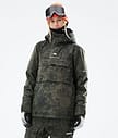 Montec Dune W 21 Lumilautailutakki Naiset Olive Green Tiedye