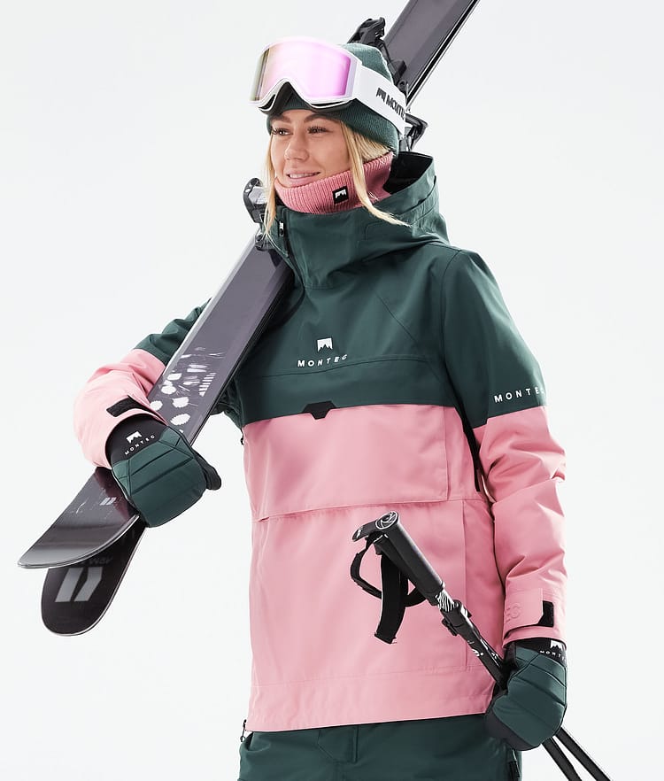Montec Dune W 21 Laskettelutakki Naiset Dark Atlantic/Pink, Image 2 of 10