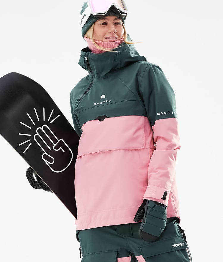 Montec Dune W 21 Lumilautailutakki Naiset Dark Atlantic/Pink, Image 2 of 10