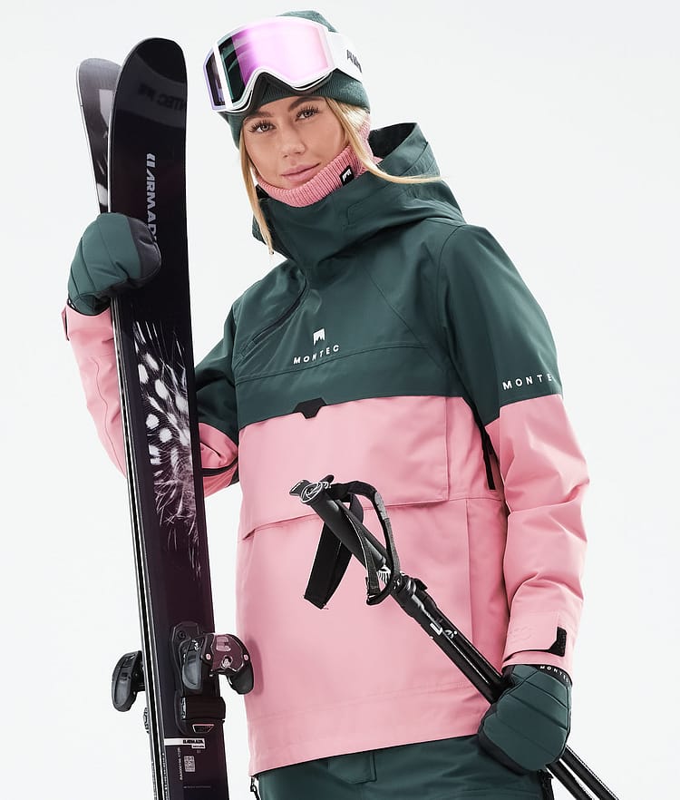 Montec Dune W 21 Laskettelutakki Naiset Dark Atlantic/Pink, Image 3 of 10