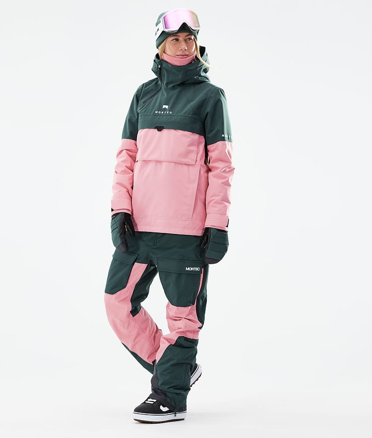 Montec Dune W 21 Lumilautailutakki Naiset Dark Atlantic/Pink, Image 4 of 10