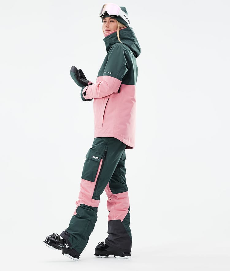 Montec Dune W 21 Laskettelutakki Naiset Dark Atlantic/Pink, Image 5 of 10