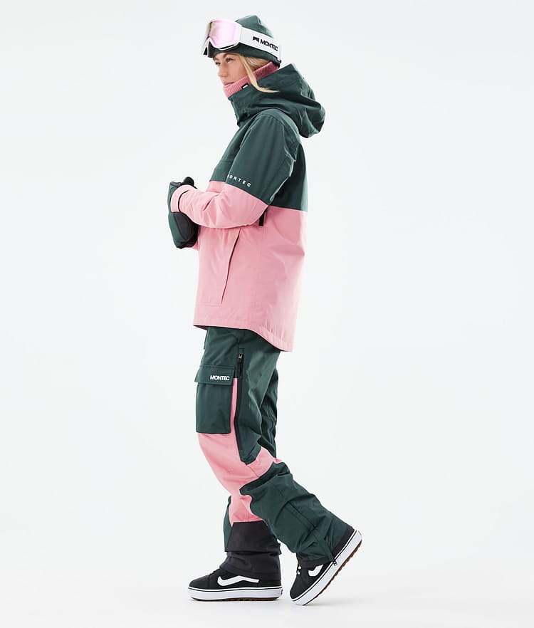 Montec Dune W 21 Lumilautailutakki Naiset Dark Atlantic/Pink, Image 5 of 10