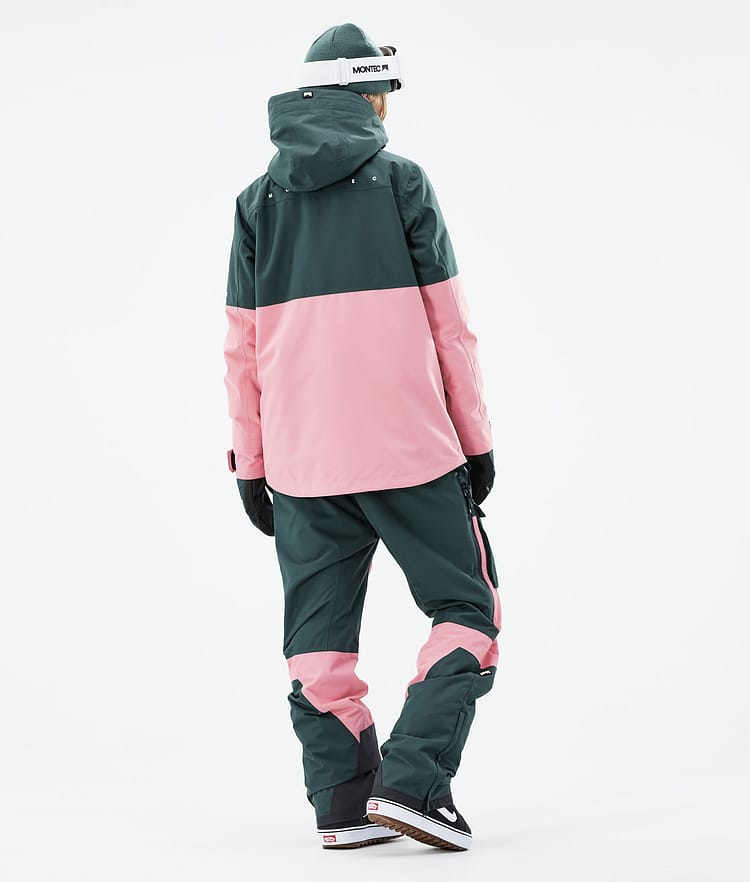 Montec Dune W 21 Lumilautailutakki Naiset Dark Atlantic/Pink, Image 6 of 10