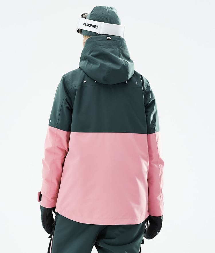 Montec Dune W 21 Lumilautailutakki Naiset Dark Atlantic/Pink, Image 8 of 10