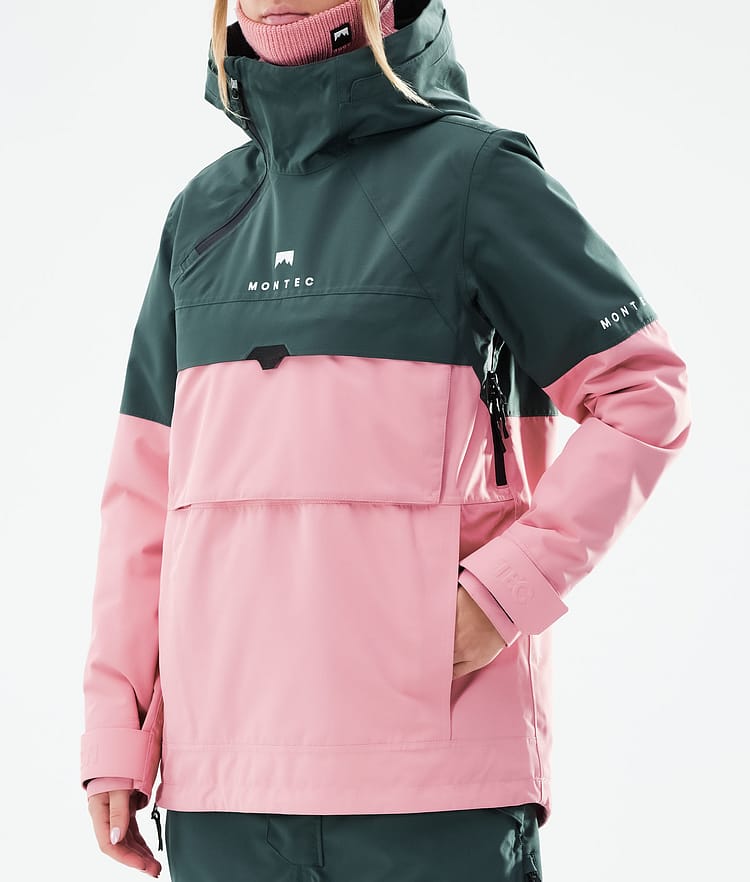 Montec Dune W 21 Lumilautailutakki Naiset Dark Atlantic/Pink, Image 9 of 10