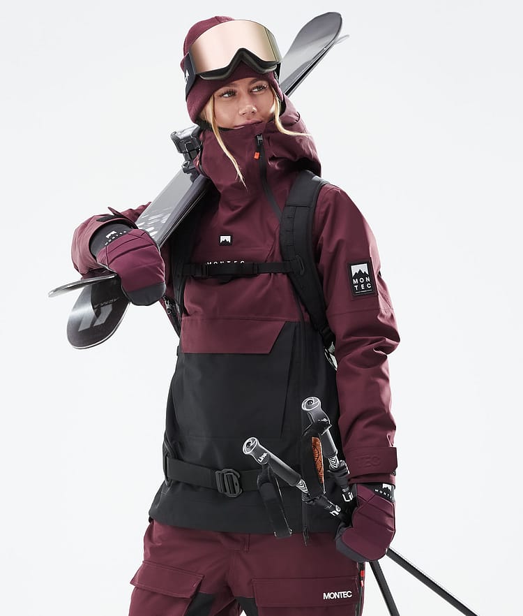 Montec Doom W 21 Laskettelutakki Naiset Burgundy/Black, Image 2 of 12