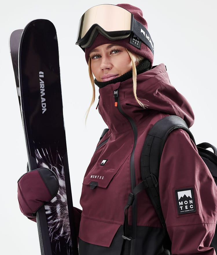 Montec Doom W 21 Laskettelutakki Naiset Burgundy/Black, Image 3 of 12