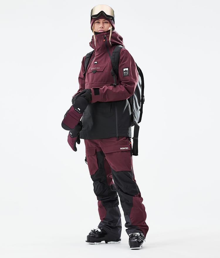 Montec Doom W 21 Laskettelutakki Naiset Burgundy/Black, Image 4 of 12