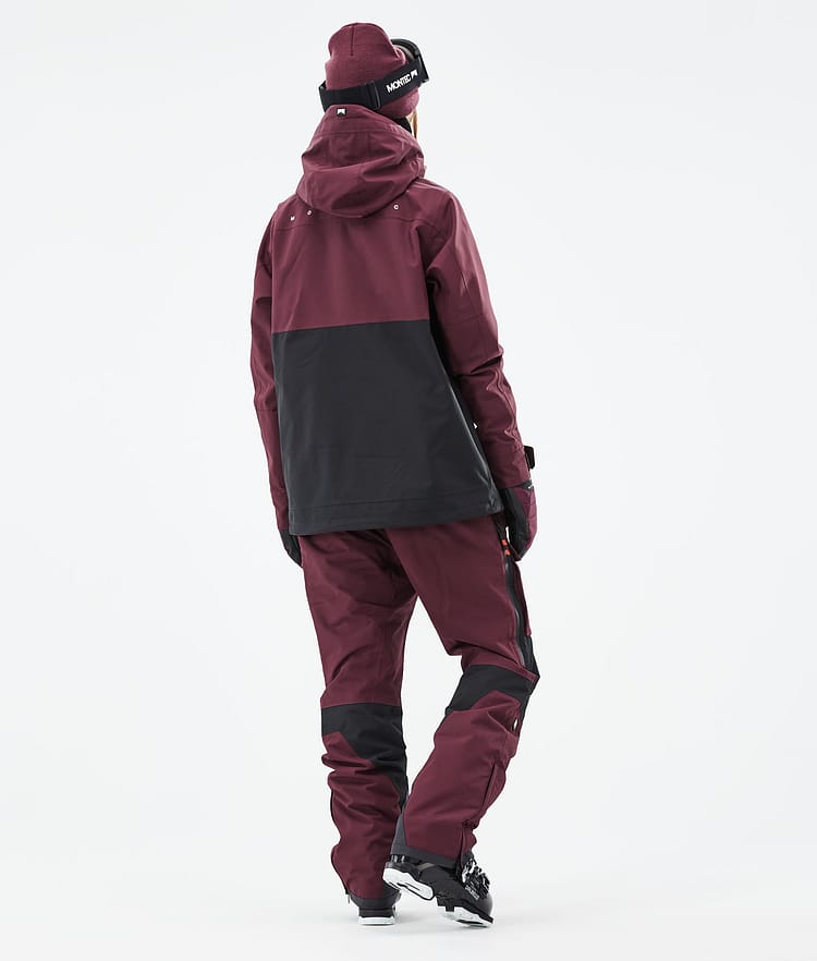 Montec Doom W 21 Laskettelutakki Naiset Burgundy/Black, Image 6 of 12