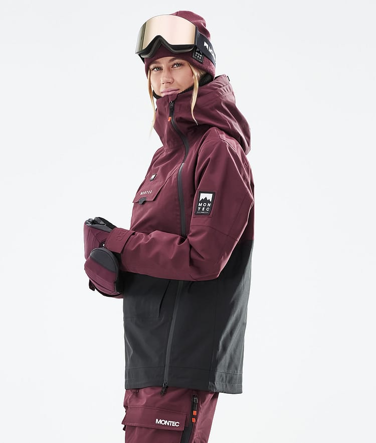 Montec Doom W 21 Laskettelutakki Naiset Burgundy/Black, Image 7 of 12