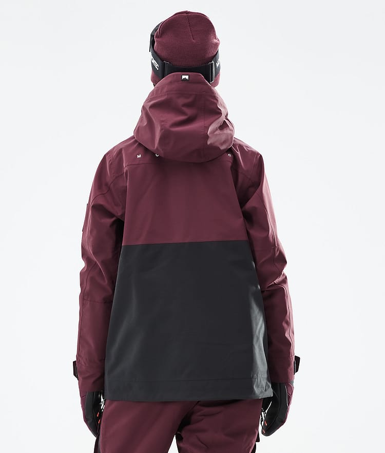 Montec Doom W 21 Lumilautailutakki Naiset Burgundy/Black, Image 8 of 12
