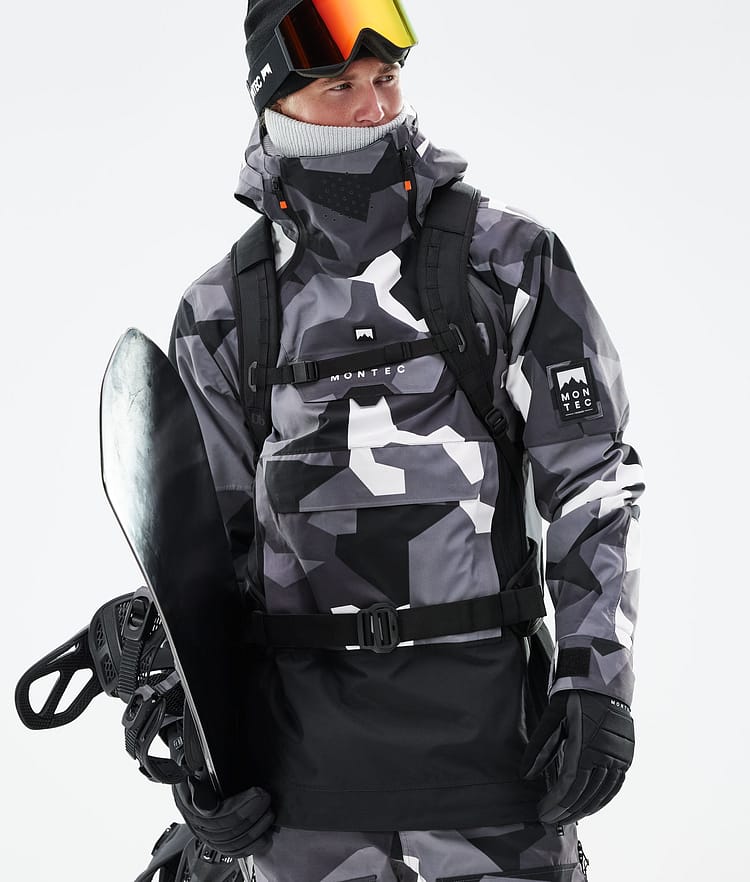 Montec Doom 21 Lumilautailutakki Miehet Arctic Camo/Black, Image 3 of 11