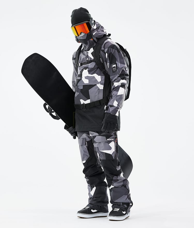 Montec Doom 21 Lumilautailutakki Miehet Arctic Camo/Black, Image 4 of 11