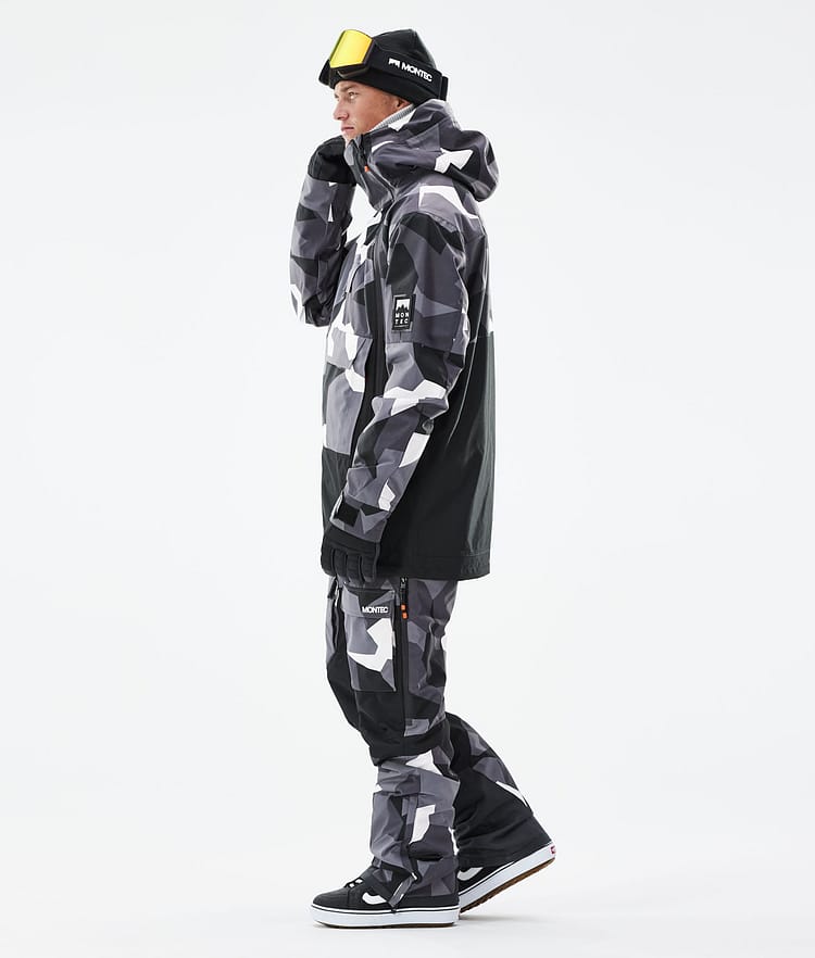 Montec Doom 21 Lumilautailutakki Miehet Arctic Camo/Black, Image 5 of 11