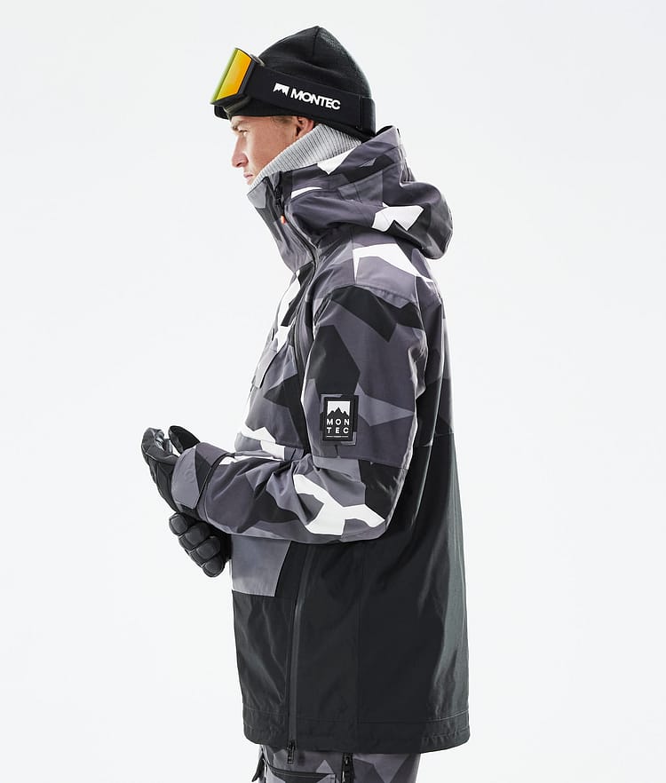 Montec Doom 21 Lumilautailutakki Miehet Arctic Camo/Black, Image 7 of 11