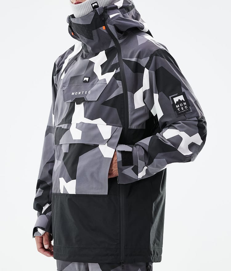 Montec Doom 21 Lumilautailutakki Miehet Arctic Camo/Black, Image 9 of 11