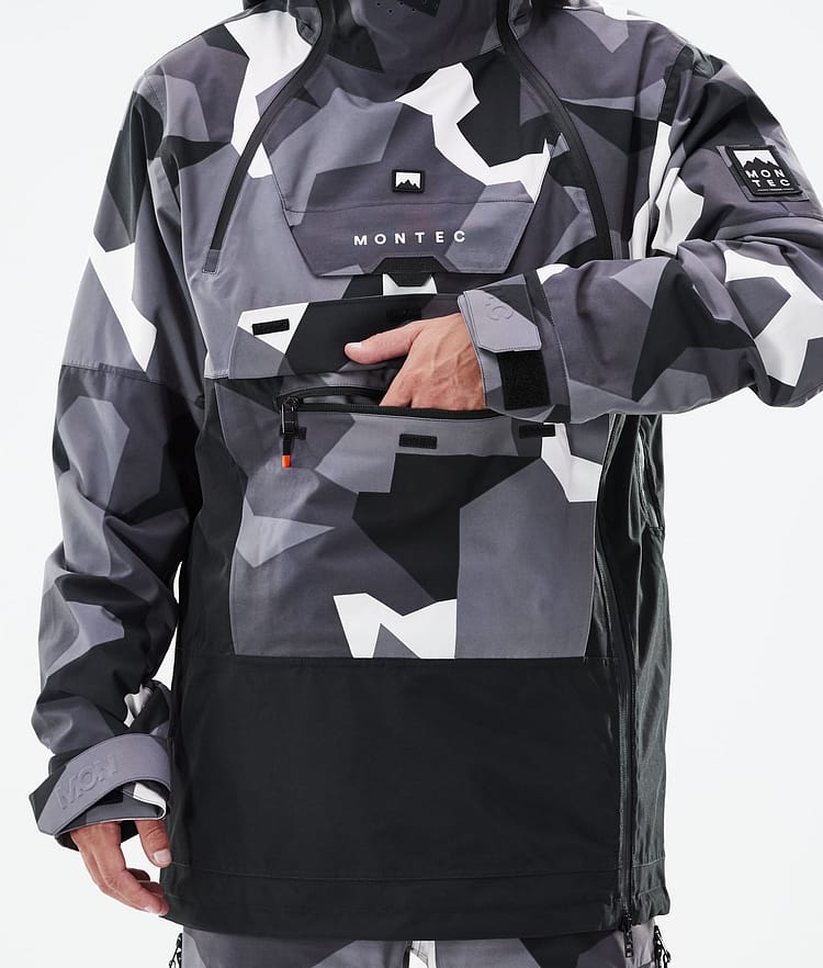 Montec Doom 21 Lumilautailutakki Miehet Arctic Camo/Black, Image 10 of 11