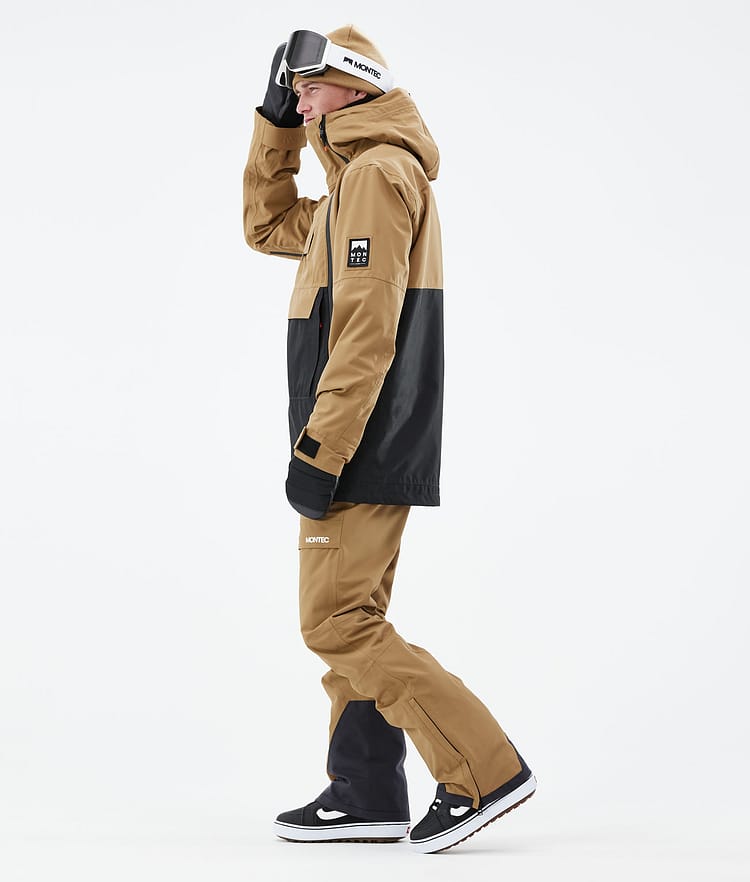 Montec Doom 21 Lumilautailutakki Miehet Gold/Black, Image 6 of 13