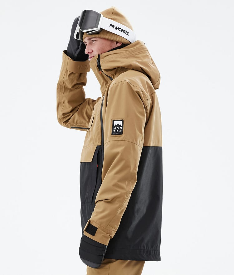 Montec Doom 21 Laskettelutakki Miehet Gold/Black, Image 7 of 12