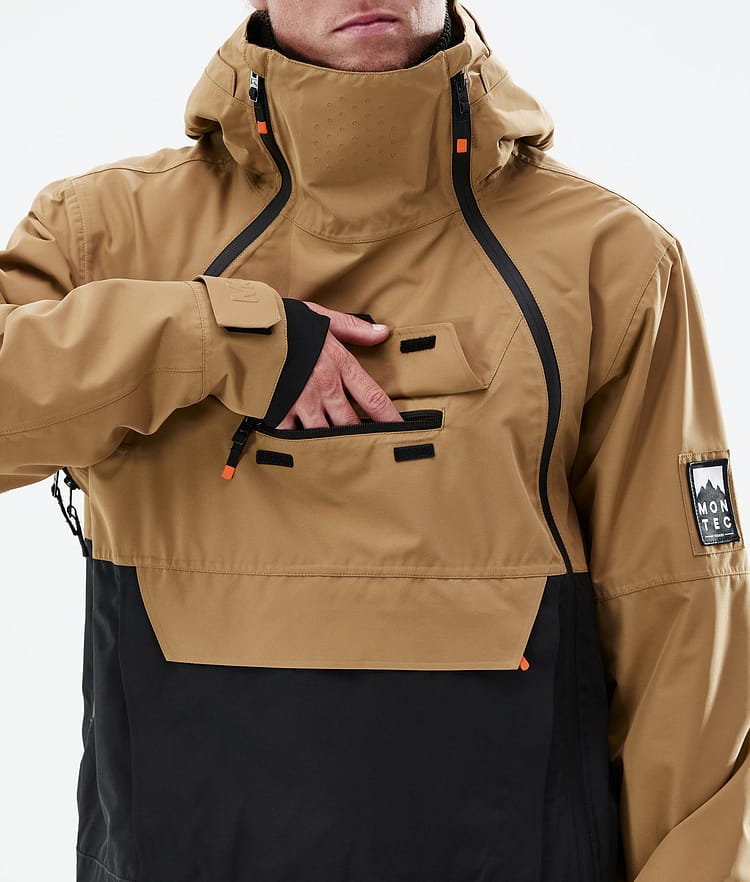 Montec Doom 21 Laskettelutakki Miehet Gold/Black, Image 11 of 12