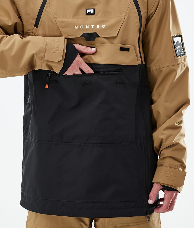 Montec Doom 21 Lumilautailutakki Miehet Gold/Black, Image 11 of 13