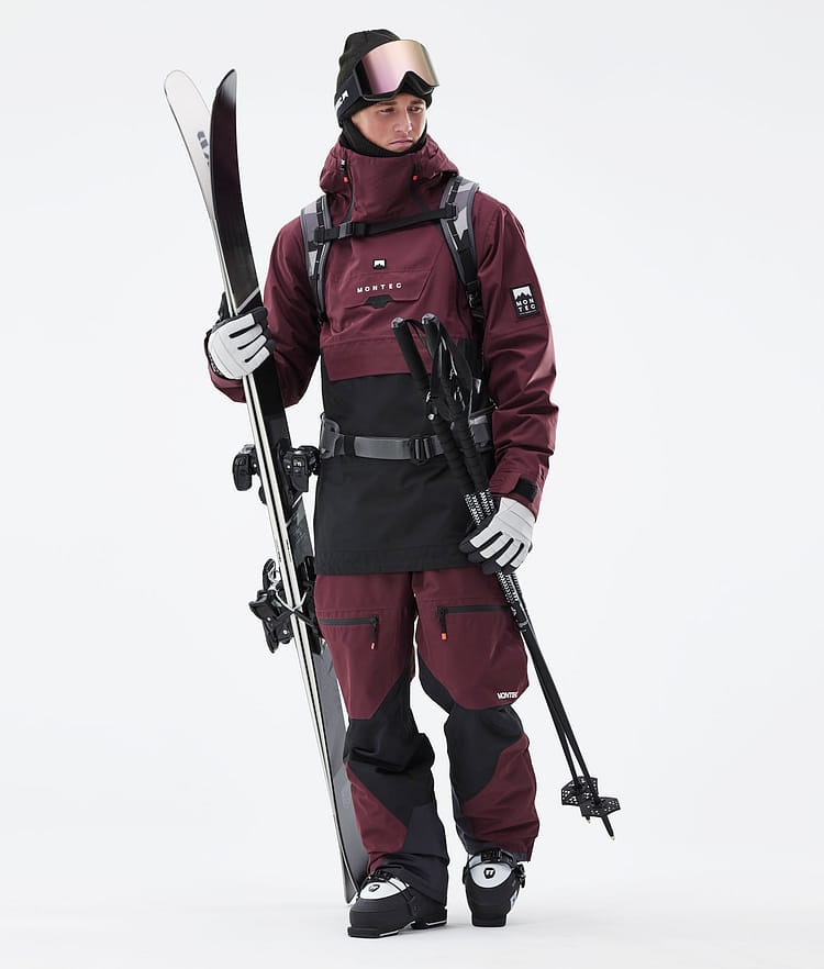 Montec Doom 21 Laskettelutakki Miehet Burgundy/Black, Image 5 of 13