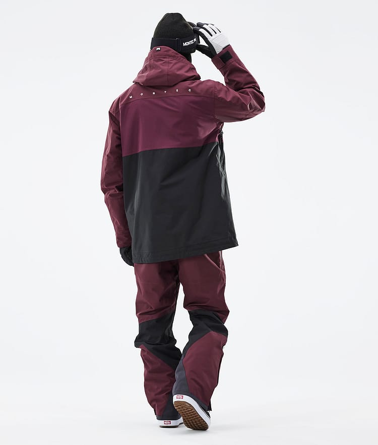 Montec Doom 21 Lumilautailutakki Miehet Burgundy/Black, Image 7 of 13