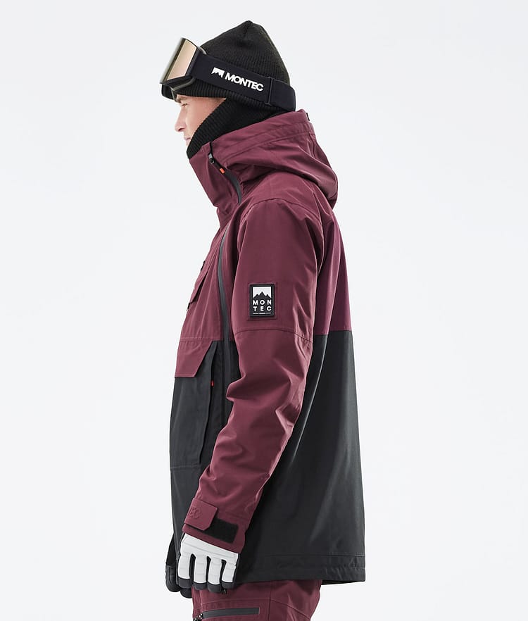 Montec Doom 21 Laskettelutakki Miehet Burgundy/Black, Image 8 of 13